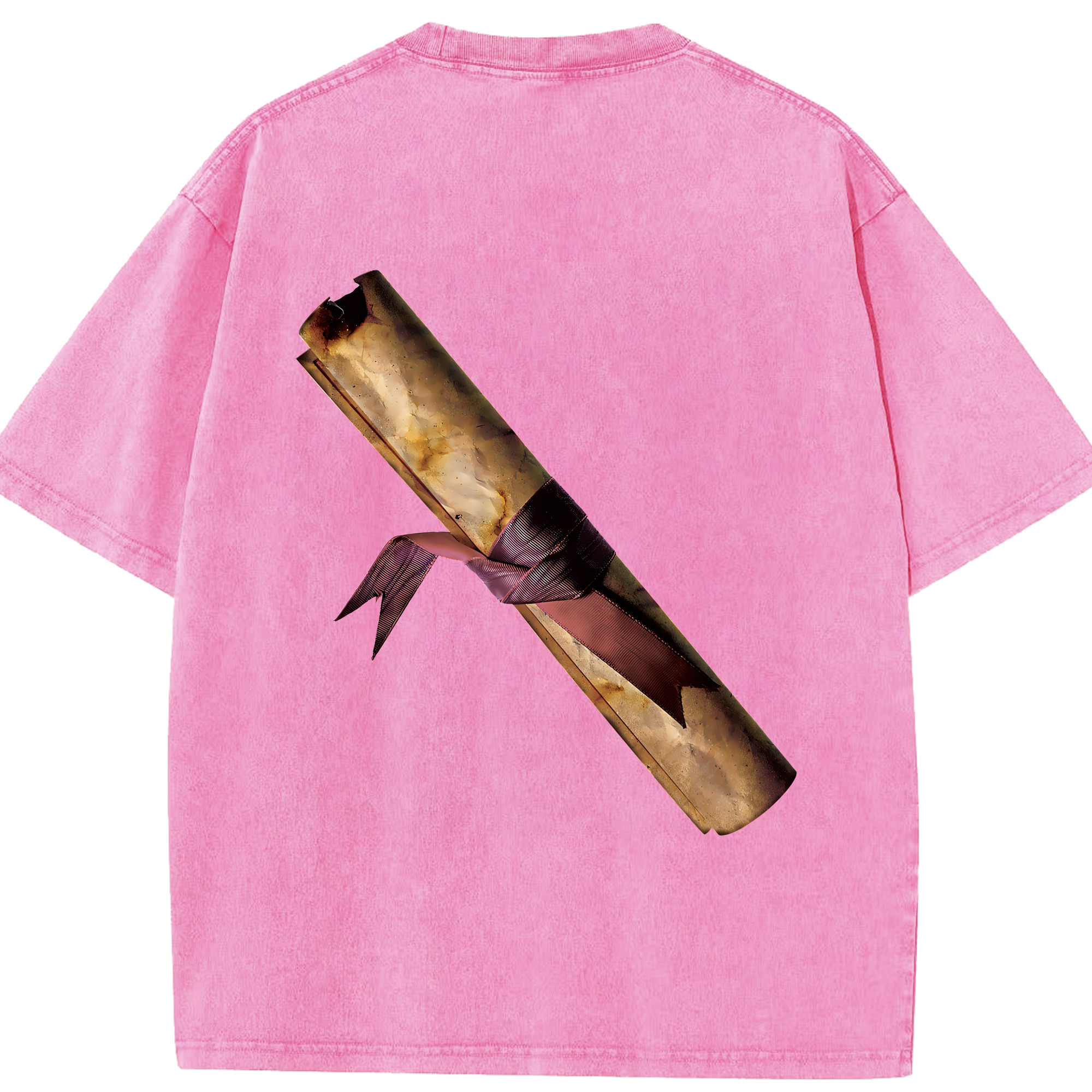 （画像用） Harry Potter ハリー・ポッターシリーズ 綿100% ヴィンテージ風 半袖Tシャツ（背面プリント）